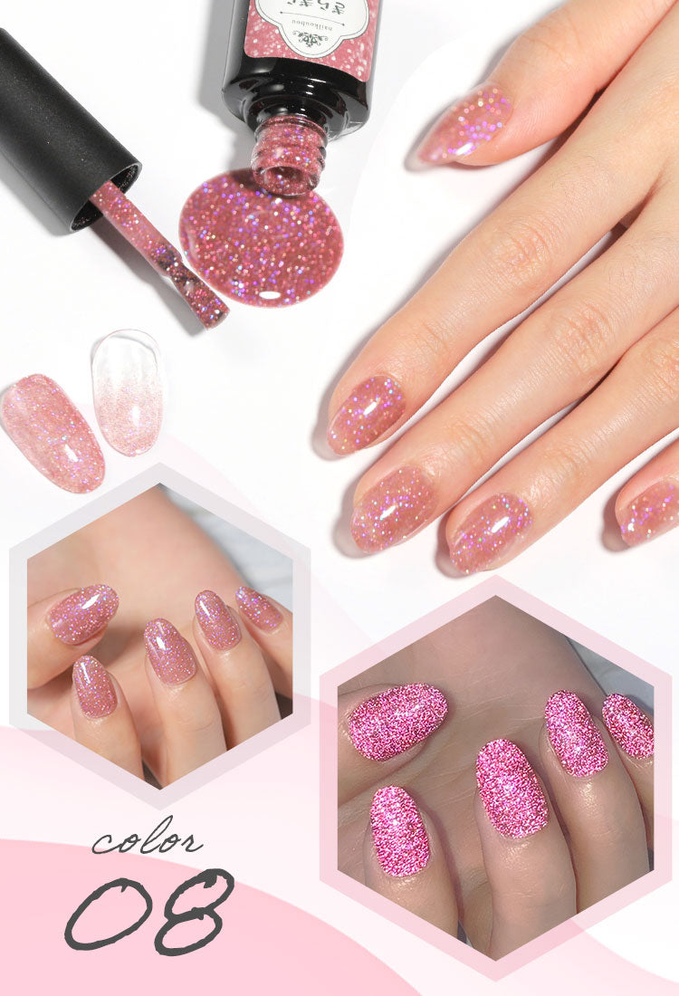 フラッシュジェル 『 ぎらぎら 』 高発色のクリアカラーにフラッシュグリッターを入れました フラッシュグリッタージェル カラージェル ジェルネイル クリアカラー ネイルジェル アートジェル カラージェルネイル ネイル工房 にわちゃん