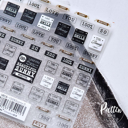 ネイルシール スクエア 文字 英語 ジェルネイル ネイル ネイル用品 ジェル シール デコ用品 貼るだけ ジェルネイルシール ネイルアート ジェルネイルアート ネイルグッズ ネイル工房