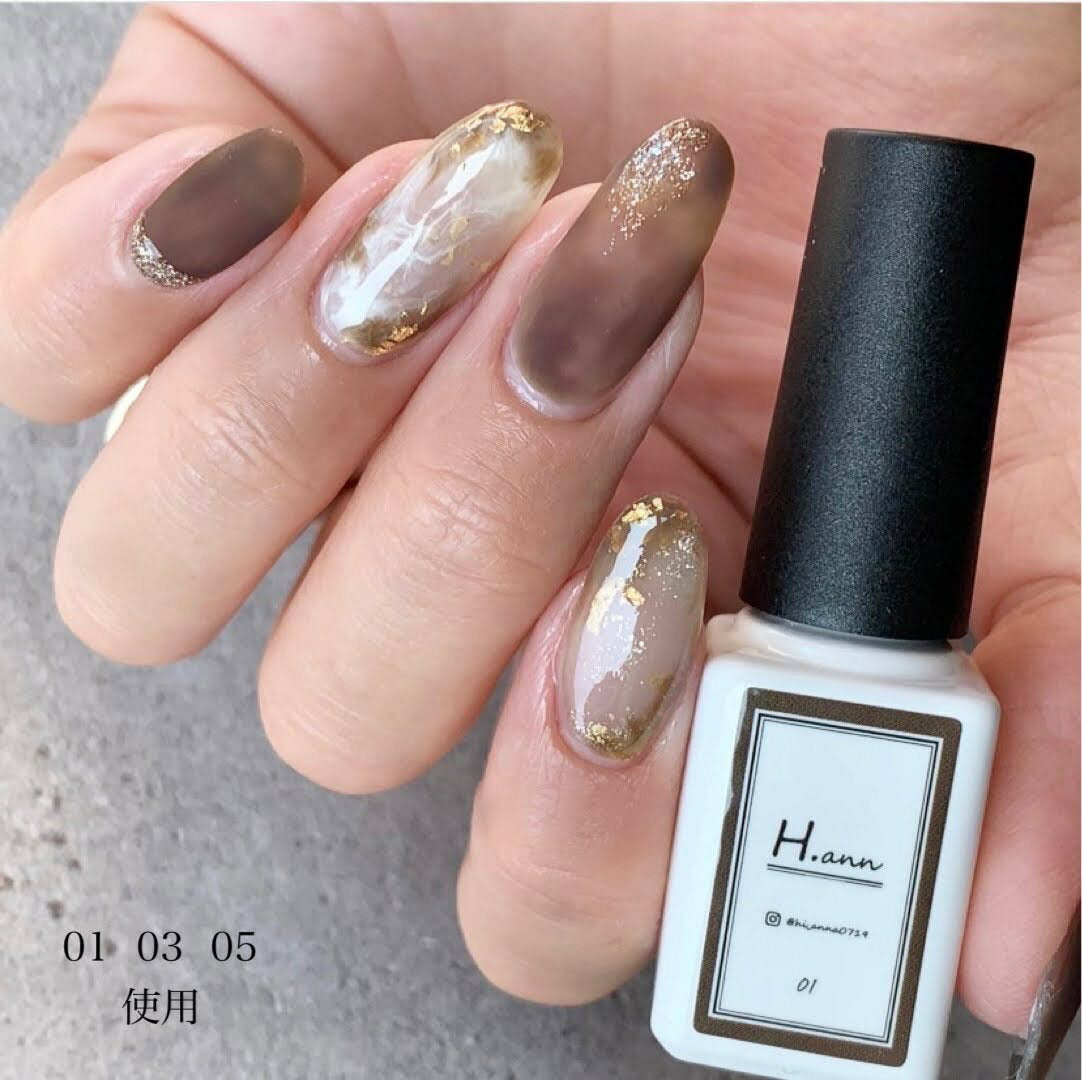 【hi_anna0719×ネイル工房】 アンバサダーコラボ企画 5本セット ジェルネイル カラージェル | カラー ポリッシュ ネイルジェル アートジェル ジェルネイル用品 爪 カラージェルネイル ジェルネイルアート にわちゃん コラボジェル