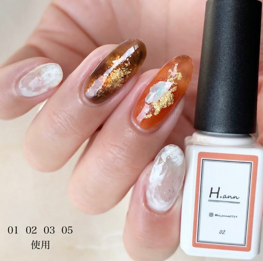 【hi_anna0719×ネイル工房】 アンバサダーコラボ企画 5本セット ジェルネイル カラージェル | カラー ポリッシュ ネイルジェル アートジェル ジェルネイル用品 爪 カラージェルネイル ジェルネイルアート にわちゃん コラボジェル