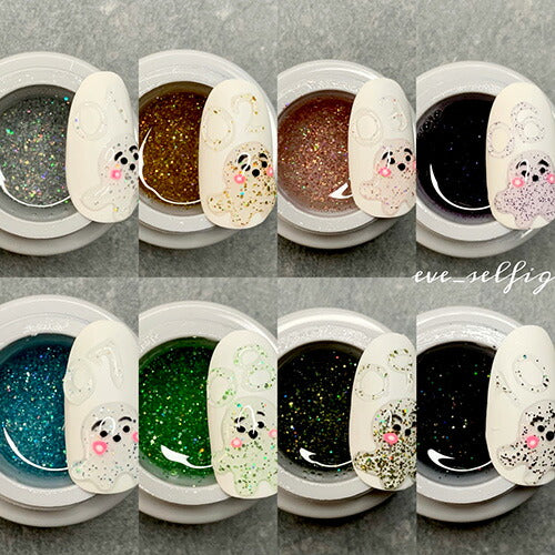 アイシングジェル クリア ラメ入り ぷっくり 3Dアート カラージェル | カラー ポリッシュ ネイルジェル アートジェル ジェルネイル用品 爪 カラージェルネイル ジェルネイルアート ネイル工房 にわちゃん