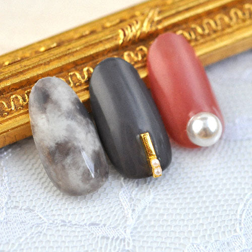 ジェルネイル&レジンに♪ネイルパーツ★パール・ストーンのビジュー★棒型★2ストーンスティックジュエリー | ストーン ネイルジュエリー レジン ネイル パーツ ジェル ネイル用品 ネイルグッズ デコ用品 ジェルネイルアート ネイルストーン ビジュー ネイル工房