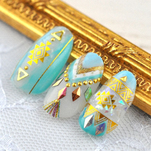 ジェルネイル・レジンに♪メタリックカラー♪ひし形♪立体♪ボヘミアン・オルテガネイル♪ひし形スタッズホログラム6色セット | ネイル ネイル用品 ジェルネイル ホログラム パーツ ネイルパーツ ネイルアート ネイル用 ジェルネイルアート ネイル工房