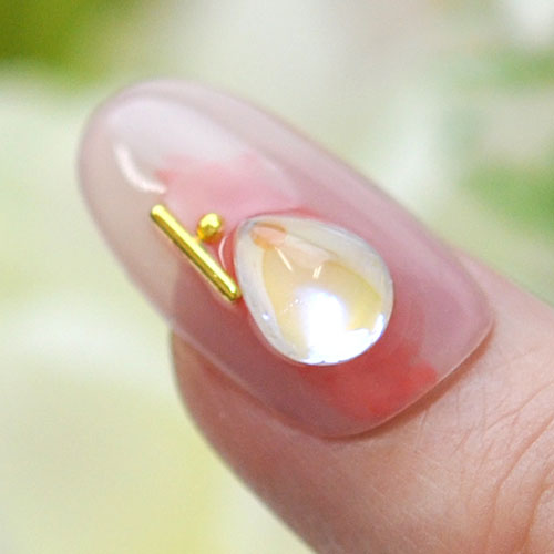 ラインストーン ティアドロップ オパール ホワイト ルース 乳白色 シャボン玉 クリスタル クリスタル製 ビジュー 宝石 ジェルネイル|ネイル ネイル用品 ジェル ストーン 石 セルフネイル パーツ ネイルパーツ ガラス セルフ ジェルネイル用品 ネイルストーン ネイル工房