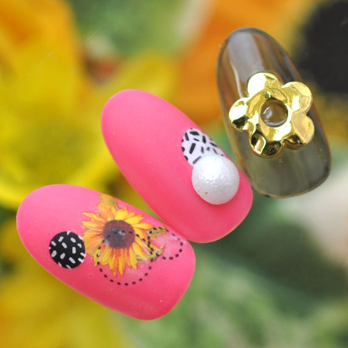 メタルパーツ フラワー お花 マリメッコ プレート ネイルアート ネイルジュエリー ゴールド シルバー シンプル ジェルネイル フラワーアート | ネイル パーツ ネイルパーツ ジェル ネイル用品 ジュエリーネイル ネイルグッズ フラワーパーツ ネイル工房