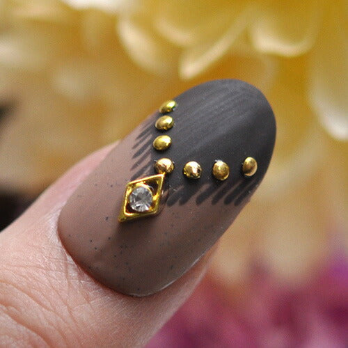 ネイルパーツ メタルパーツ ひし形 ネイル パーツラインストーン クリスタル ネイルジュエリー ネイルアート ゴールド ジェルネイル | ネイル用品 ジェル ジェルネイル用品 アート メタル ジュエリー デコパーツ ネイル工房