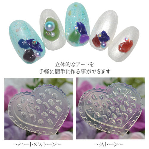 ジェルネイル&レジンに 超立体シリコンモールド 自分で作るラインストーン&ビジュー ネイルジュエリー ネイルパーツ メタルパーツ【訳あり品】 | ネイル パーツ ネイル用品 ジェル レジン ストーン ハンドメイド シリコンモールド シリコン 型 ネイル工房