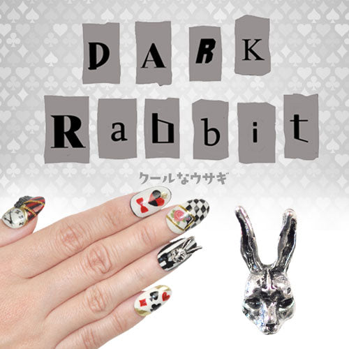 ネイルパーツ 5個入 メタルパーツ うさぎ ホラー アリス 不思議の国 | ネイル ジェルネイル パーツ ネイル用品 デコ ネイルジュエリー ゴールド ネイル工房 ネイルアート ネイルグッズ デコパーツ ジェルネイルアート メタル ジェル ジェルネイルパーツ