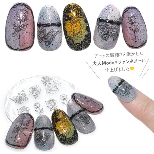 ネイルシール うさぎ 干支 2023 アニマル ライン 手描き かわいい | ジェルネイル ネイル ネイル用品 ジェル シール デコ用品 貼るだけ ジェルネイルシール ネイルアート ジェルネイルアート ネイルグッズ ネイル工房