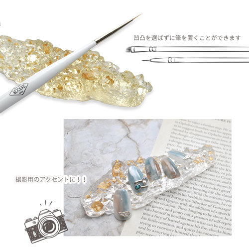 (Z1-101.102) ブラシホルダー ジェルネイル 便利グッズ 筆 ブラシ 転がらない 筆置き ブラシスタンド おしゃれ 撮影用 小物 | ジェル ネイル ネイル用品 ネイルブラシ ジェルブラシ ネイルジェル 道具 ホルダー スタンド セルフ ネイル工房