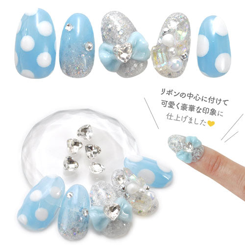 ラインストーン ビジュー ハート 宝石 オーロラ クリスタル ビジュー ジェルネイル ラインストーン | ネイル ネイル用品 ジェル ストーン ガラスストーン デコ 石 ネイルアート セルフネイル 小 ジェルネイルアート パーツ ネイルパーツ ガラス ネイル工房