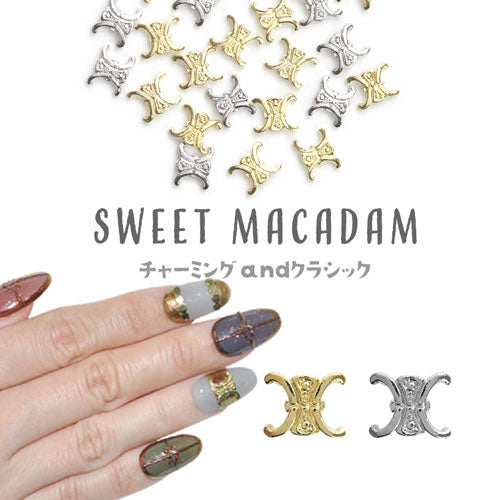 リリーエンブレムパーツ ユリ紋章 クロス(ゴールド / シルバー)5個入 ロック ユリ 紋章 フラワー ネイル メタルパーツ ジェルネイル レジン ネイルジュエリー | ネイル パーツ ネイル用品 デコ ネイルパーツ デコ用品 ネイルグッズ ジェルネイルアート ネイル工房