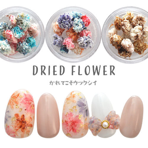 押し花 押花 ドライフラワー 春 お花 ハーバリウムアート が楽しめる フラワー お試しセット立体 <BR><BR>ネイルパーツ ネイルアート デコ | 花 パーツ ジェル ジェルネイル ネイル用品 ネイル ジェルネイル用品 ネイルパーツ ジュエリー アート プリザーブトフラワー