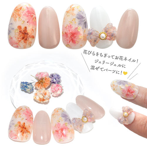 押し花 押花 ドライフラワー 春 お花 ハーバリウムアート が楽しめる フラワー お試しセット立体 <BR><BR>ネイルパーツ ネイルアート デコ | 花 パーツ ジェル ジェルネイル ネイル用品 ネイル ジェルネイル用品 ネイルパーツ ジュエリー アート プリザーブトフラワー