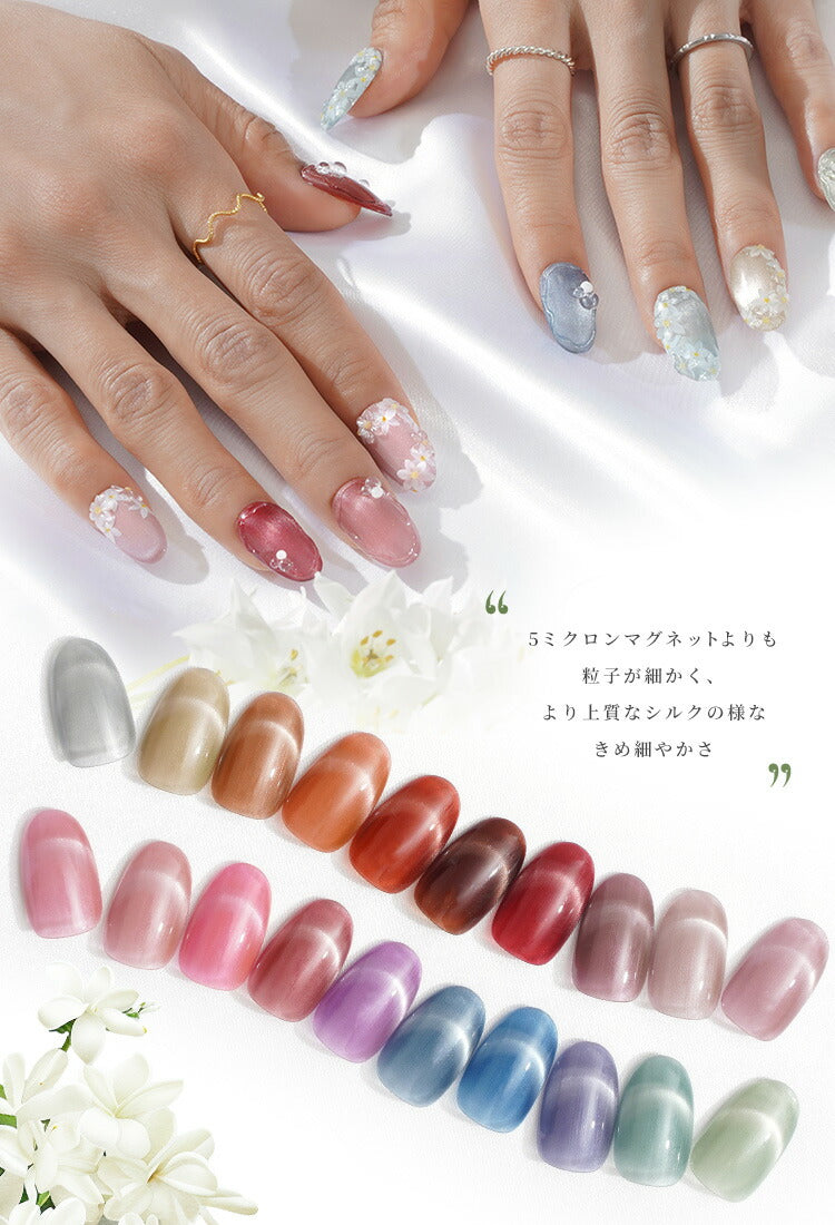 4ミクロン 超微粒 マグネットネイル 5ミクロンを超える細かさ まるでパール カラージェル ジェルネイル クリアカラー アートジェル ジェルネイル用品 爪 ネイル工房 にわちゃん