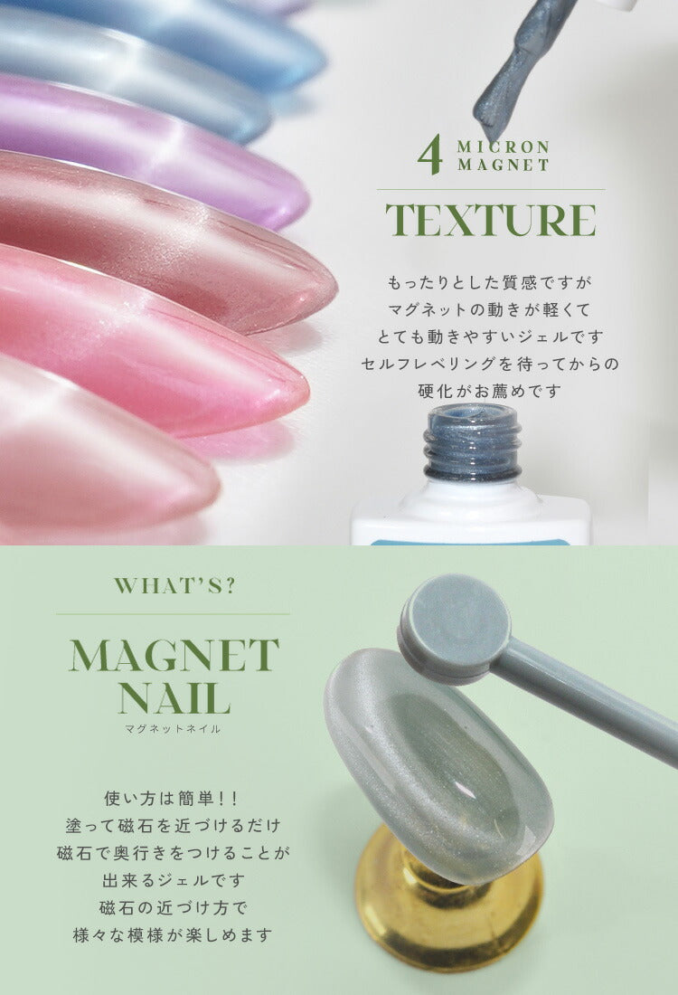 4ミクロン 超微粒 マグネットネイル 5ミクロンを超える細かさ まるでパール カラージェル ジェルネイル クリアカラー アートジェル ジェルネイル用品 爪 ネイル工房 にわちゃん