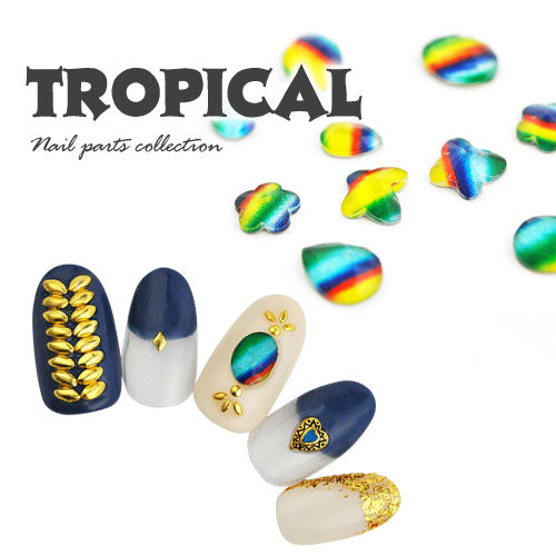 ジェルネイル&レジンに ネイルパーツ ラスターカラーの珍しいラインストーン レインボー 南国ブラジルカラーパーツ | ジェル ネイル パーツ ネイル用品 ストーン ラインストーン ネイルアート ネイルジュエリー レジン アート 材料 ジェルネイルパーツ