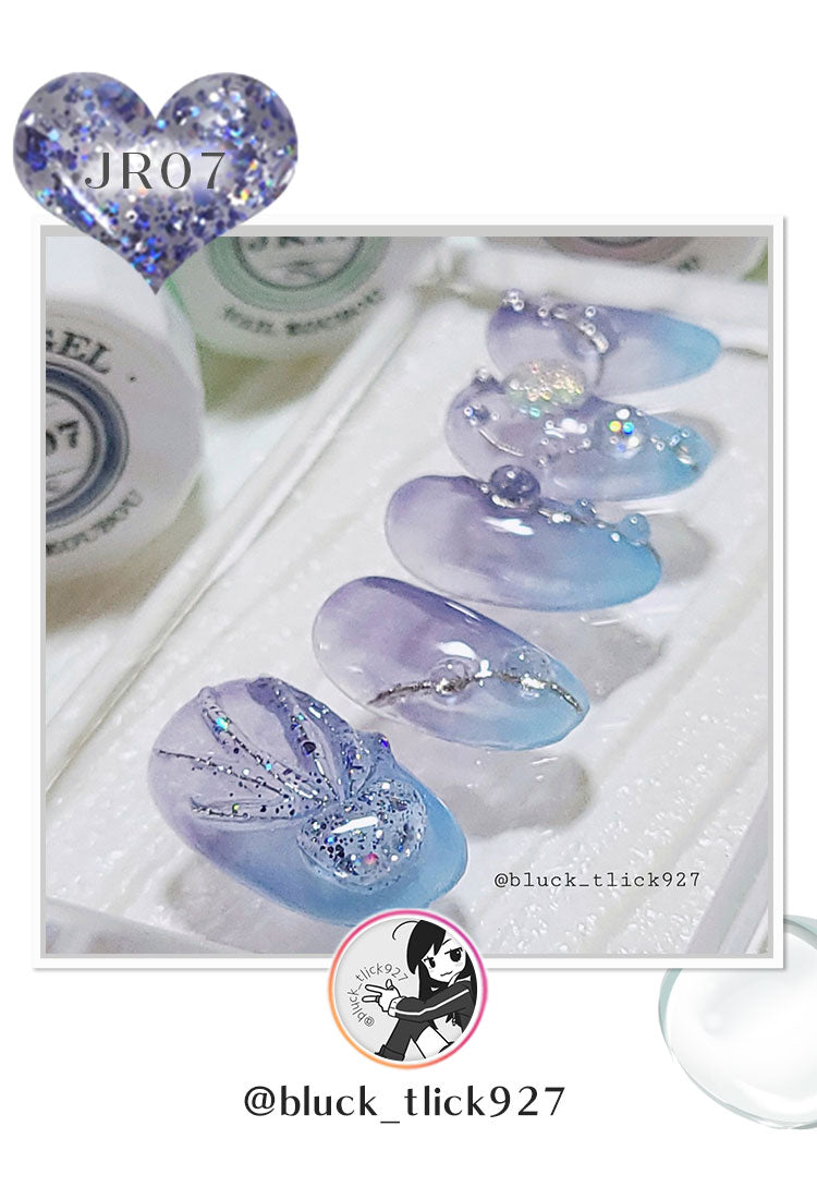 【 全11色セット】ゼリージェル 偏光パール ラメ が入った 透明の粘土ジェル JELLYGEL ジェルネイル カラージェル | カラー ポリッシュ ネイルジェル アートジェル ジェルネイル用品 爪 カラージェルネイル ジェルネイルアート ネイル工房 にわちゃん