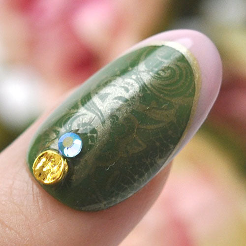 ミラーホイル ゴールドレースホイルセット 幅広タイプ | ジェルネイル ネイル パーツ ネイル用品 ネイルパーツ ジェル ホイル 金箔 ネイルアート アート用 ネイルナゲット ネイルホイル フォイル ネイルグッズ ミラーネイル アートミラー ネイル工房