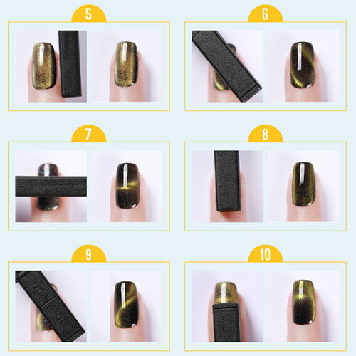 マグネットネイル 専用磁石 12種類の模様ができる | ジェルネイル ネイル ジェル ネイル用品 マグネット 磁石 強力 キャッツアイジェル キャッツアイ マグネットネイル ネイルアート 便利グッズ ネイル工房 ジェルネイル用品 にわちゃん