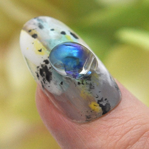 ラインストーン オーロラ 選べる2色 ケース付き ビジュー ストーン カーブ付 | ネイル ジェル パーツ ネイル用品 ネイルパーツ ストーン ネイルアート カラーストーン ガラスストーン カラー キラキラ デコ ネイル工房