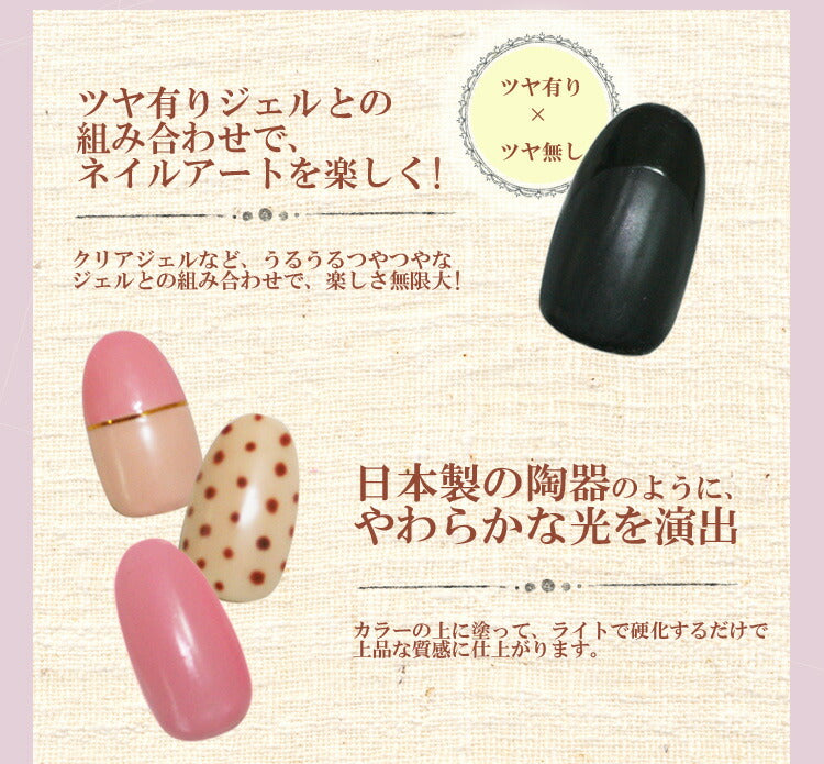 面倒な拭き取り不要 ノーワイプマット トップジェル マットトップコート ノーワイプ つや消し 艶消し ジェルネイル 塗りやすいテクスチャー 10P20Sep14 | ネイル クリアジェル ジェル ノンワイプ トップ クリア ノンワイプジェル ネイルジェル ノンワイプトップジェル