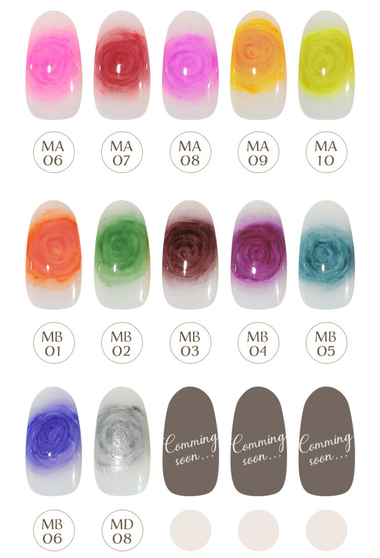 ジェルネイルの新しい形!マーブルペン マーブルリキッドのようなにじみアートができるジェル 筆ペン ジェルネイル カラージェル ネイルアート | ネイル ジェル ネイル用品 カラー カラージェルネイル ネイルジェル セルフ ネイル工房 にわちゃん