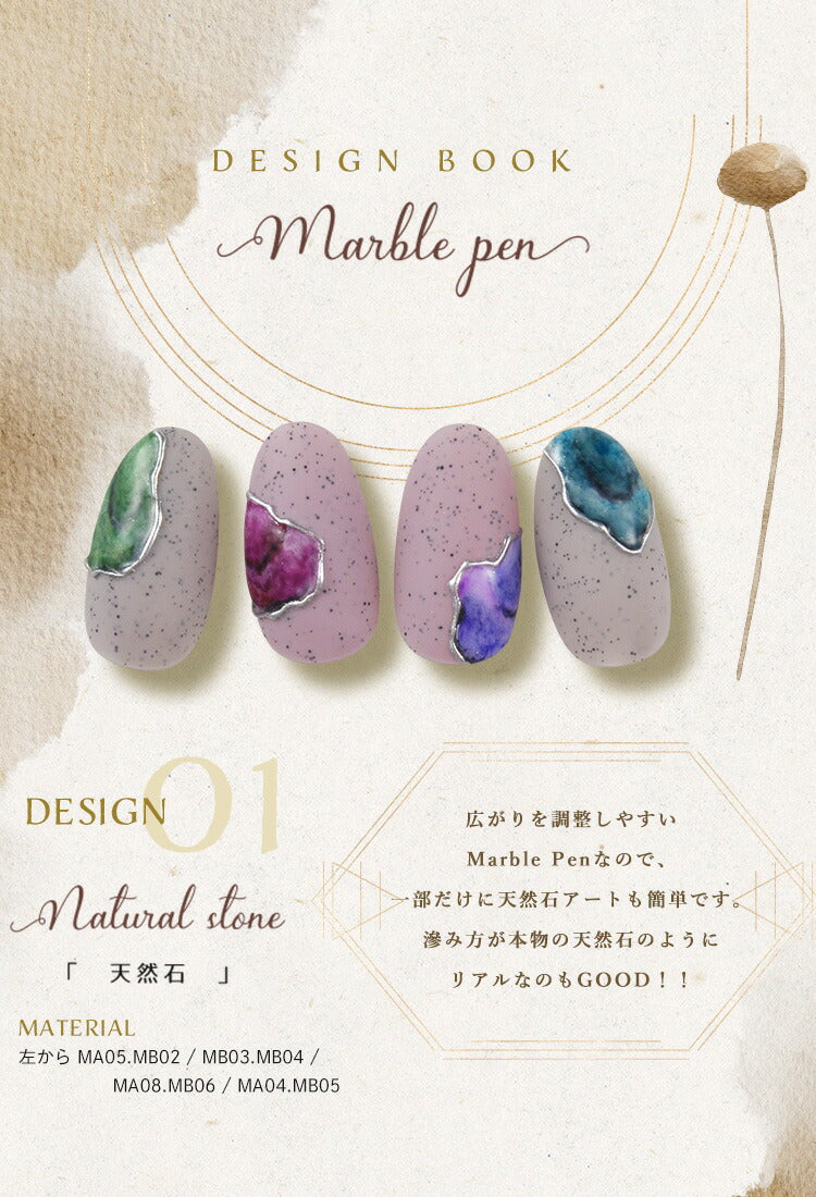 ジェルネイルの新しい形!マーブルペン マーブルリキッドのようなにじみアートができるジェル 筆ペン ジェルネイル カラージェル ネイルアート | ネイル ジェル ネイル用品 カラー カラージェルネイル ネイルジェル セルフ ネイル工房 にわちゃん