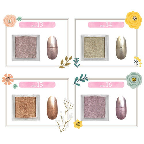 ミラーパウダー アイシャドウパレット 固形 ソリッド カラーミラーパウダー クロムパウダー | ネイル ネイル用品 ラメ グリッター ミラーネイル メタリック パウダー ジェルネイル用品 カラーパウダー カラージェル カラー ミラー ネイル工房