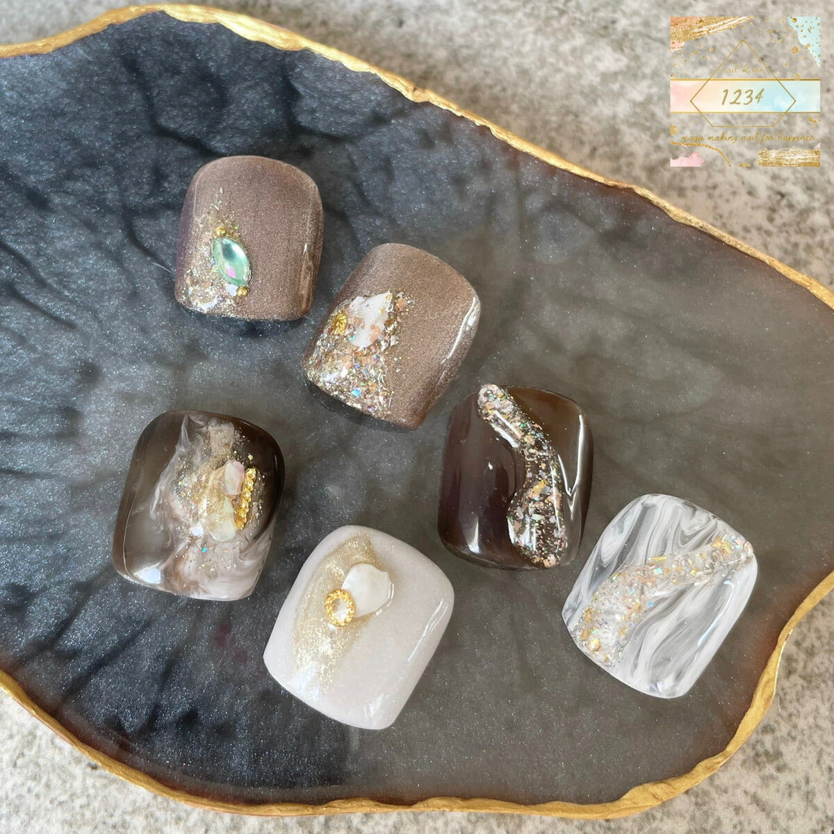 【nailroom1234×ネイル工房】 アンバサダーコラボ企画 5本セット ジェルネイル カラージェル | カラー ポリッシュ ネイルジェル アートジェル ジェルネイル用品 爪 カラージェルネイル ジェルネイルアート にわちゃん コラボジェル