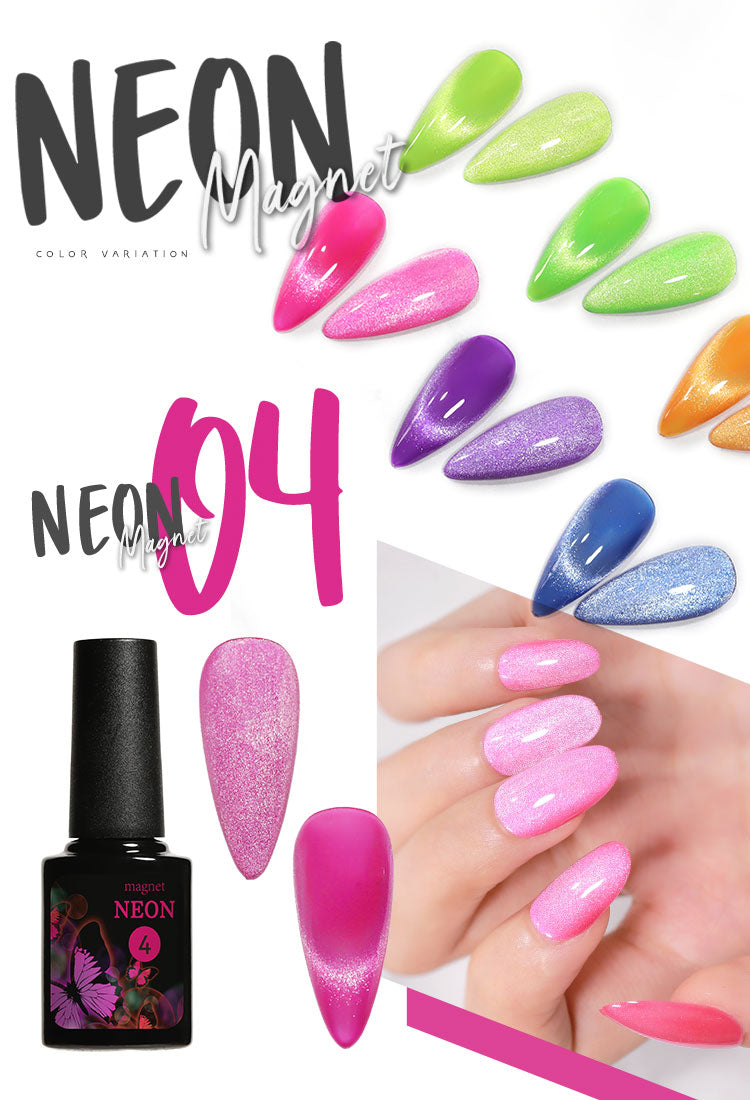 超高発色 マグネットネイル これがネオンだ! 「NEON Magnet」 カラージェル ジェルネイル ネオン 蛍光 カラー ポリッシュ ネイルジェル アートジェル ジェルネイル用品 爪 カラージェルネイル ネイル工房 にわちゃん
