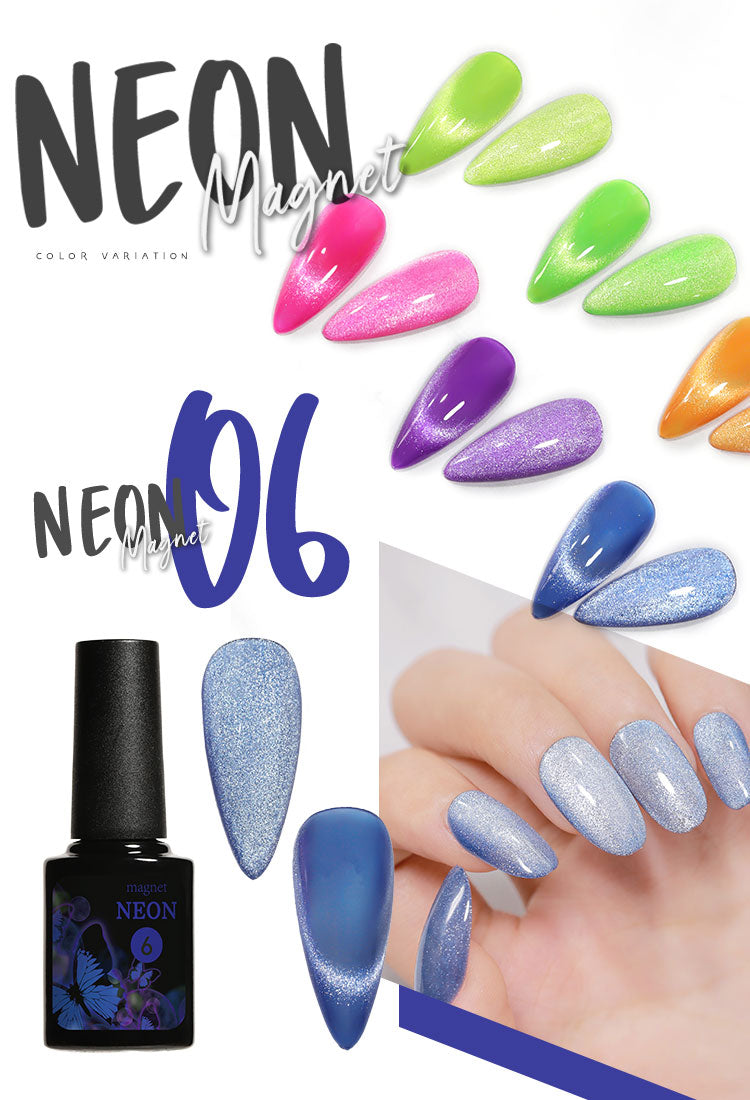 超高発色 マグネットネイル これがネオンだ! 「NEON Magnet」 カラージェル ジェルネイル ネオン 蛍光 カラー ポリッシュ ネイルジェル アートジェル ジェルネイル用品 爪 カラージェルネイル ネイル工房 にわちゃん