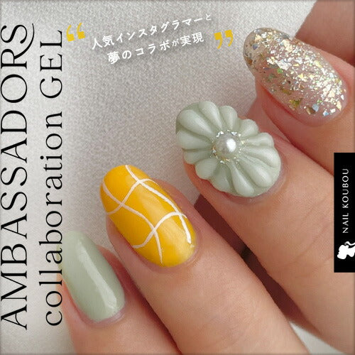 【nozi_nail_×ネイル工房】 アンバサダーコラボ企画 3本セット ジェルネイル カラージェル | カラー ポリッシュ ネイルジェル アートジェル ジェルネイル用品 爪 カラージェルネイル ジェルネイルアート にわちゃん