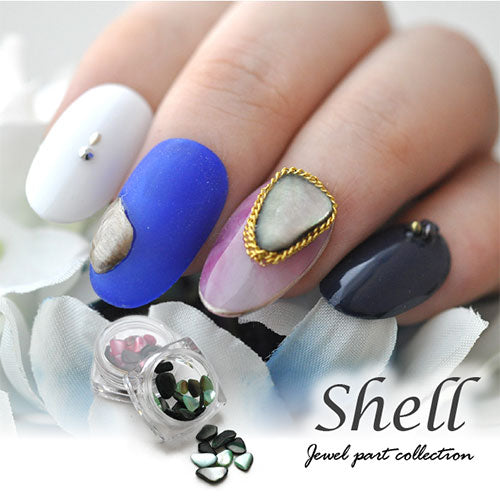 大人の天然貝シェルストーン 12色セット | ジェルネイル ジェル ネイル パーツ ネイルパーツ ネイル用品 セット シェル シェルストーン ストーン 夏 デコ ストーンセット ジェルネイルパーツ ネイルアート マーメイド シェルパーツ フットネイル 貝