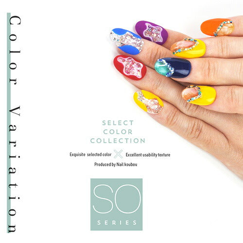 Select color SOシリーズ ホログラム カラージェル ジェルネイル セレクトカラージェル | カラー ポリッシュ ネイルジェル アートジェル ジェルネイル用品 爪 カラージェルネイル ジェルネイルアート ネイル工房 にわちゃん