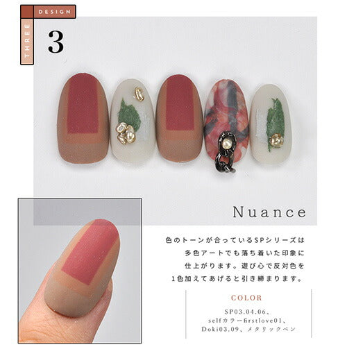 【全6色セット】Select color SPシリーズ BeigeRose ベージュローズ テラコッタ ブラウン カラージェル ジェルネイル セレクトカラージェル | カラー ネイルジェル アートジェル ジェルネイル用品 ジェルネイルアート ネイル工房 にわちゃん