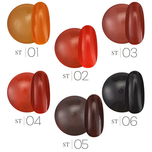 Select color STシリーズ TerraCotta シアー テラコッタ ブラウン えんじ カラージェル ジェルネイル セレクトカラージェル | カラー ポリッシュ ネイルジェル アートジェル ジェルネイル用品 爪 カラージェルネイル ジェルネイルアート ネイル工房 にわちゃん