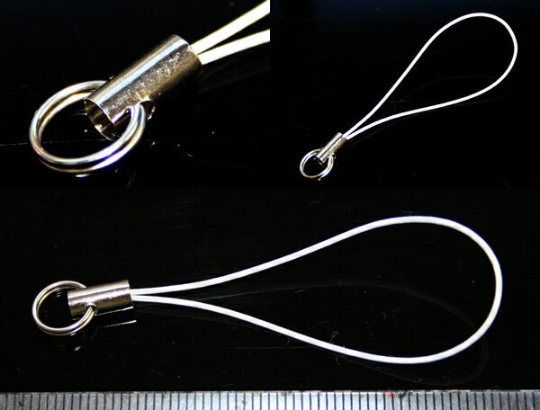 (D05-C001)ストラップ金具 2重丸カン 100本680円!! 全7カラー | ストラップ パーツ 金具 二重丸カン 二重 丸カン アクセサリーパーツ ストラップパーツ ハンドメイド キーホルダー ひも 手作り アクセサリー 携帯 紐 ヒモ 手芸 手芸材料 ネイル工房