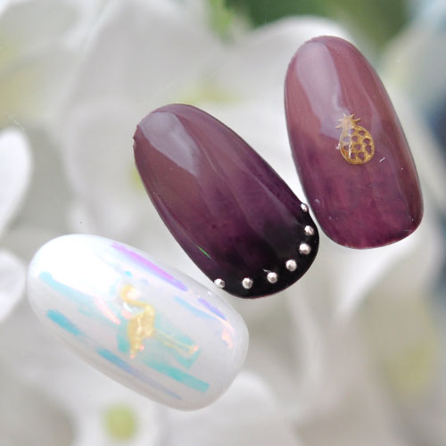 夏 南国 パイナップル ハイビスカス フラワー 木製 メタルパーツ ネイルジュエリー ネイルパーツ カラフル 超薄型パーツ 80枚入 フラットメタルパーツ |ジェルネイル ネイル パーツ ネイル用品 ジェル メタル ネイルアート ジュエリーネイル デコ用品 ネイル工房