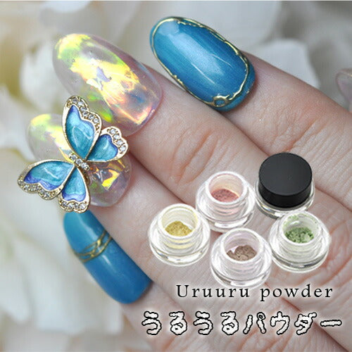 オーロラパウダー うるうるネイル うるうるパウダー モランディパウダー ミラーパウダー 選べる5色 メタリックパウダー | ネイル ネイル用品 ラメ グリッター ミラーネイル ジェルネイル用品 カラーパウダー ネイル工房 (パッケージ一部変更)