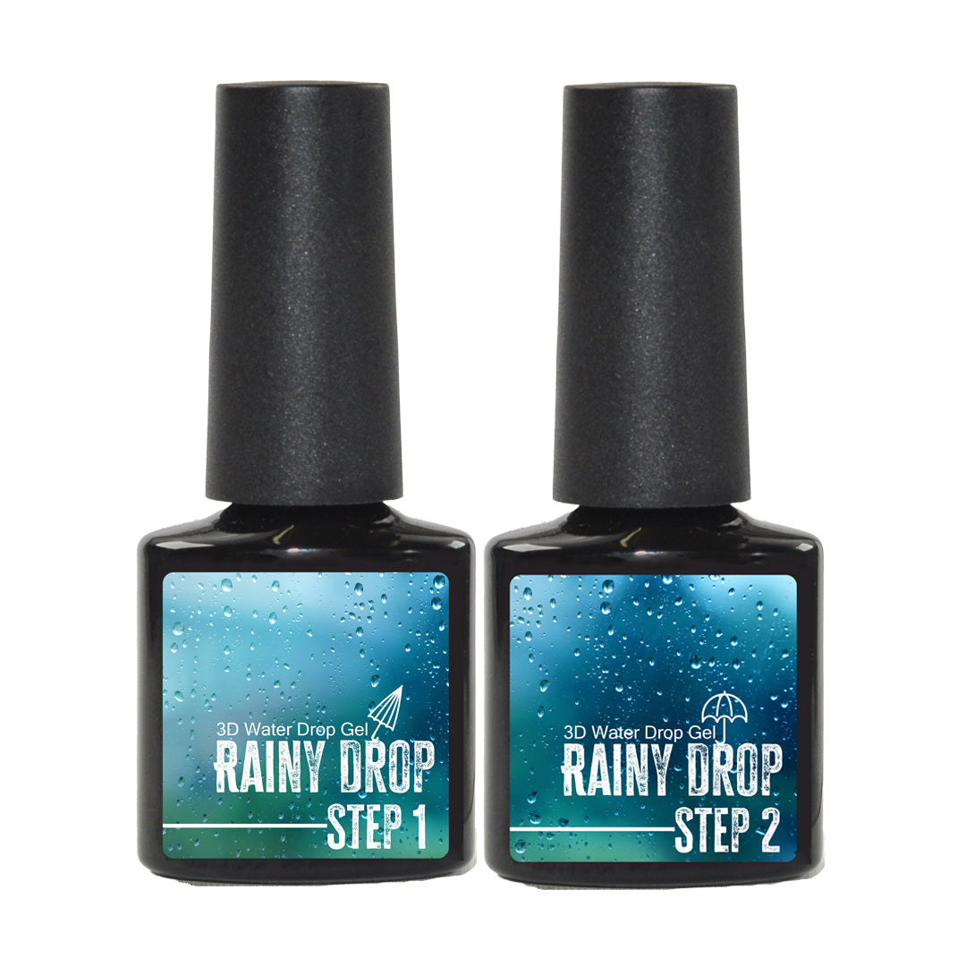 塗るだけで、ぷっくり透明な水滴アート 『Rainy Drop』 ドロップネイル 夏の流行を全部入れ込んだきらめきジェル マグネットネイル カラージェル ジェルネイル マグネット クリアカラー ジェルネイル用品 爪 ネイル工房 にわちゃん