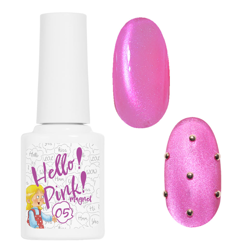 ピンク 好きさんのために作った 『Hello！PINK！magnet』 “PINKの全部”を集めた マグネット マグネットネイル カラージェル ジェルネイル マグネット クリアカラー ジェルネイル用品 爪 ネイル工房 にわちゃん