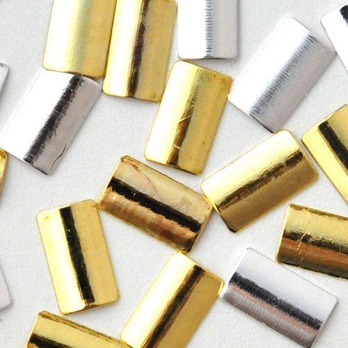 ネイルパーツ メタルパーツ メタルプレート メタル 長方形 | ネイル