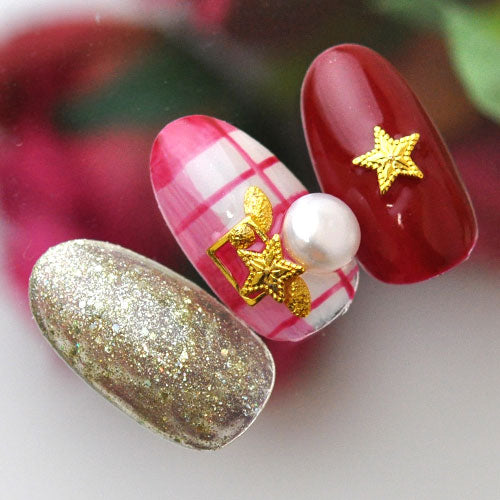 ネイルパーツ パーツ メタルパーツ 星 ドット ゴールド クリスマス | ネイル ジェルネイル パーツ ネイル用品 デコ デコ用品 ネイルアート ネイルグッズ  ジェルネイルアート メタル ジェル ネイル工房
