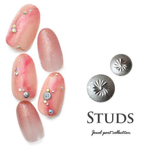メタルパーツ スタッズ ラインストーン ネイルパーツ シルバー メタルスタッズ ピタゴラスタッズ ネイルジュエリー | ジェルネイル ネイル パーツ ジェル ネイル用品 スタッズ デコ メタル  ネイルアート ジュエリーネイル ゴールドパーツ ネイル工房