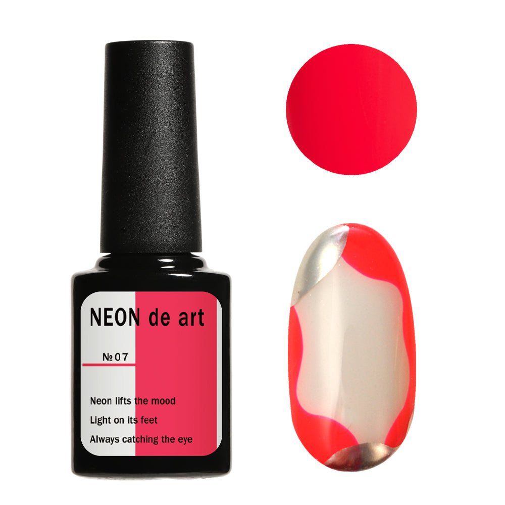超高発色 ポイントで使うネオンカラー 「Neon de art」 カラージェル ジェルネイル ネオン 蛍光 カラー ポリッシュ ネイルジェル アートジェル ジェルネイル用品 爪 カラージェルネイル ネイル工房 にわちゃん