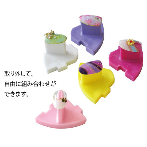 ［メール便送料無料］ ジェルネイルの練習に★ネイルチップスタンド 手作りネイルチップ作成用 ネイルチップ台 アートチップスタンド つけ爪【訳あり】|ネイルチップ スタンド ネイルスタンド ネイル ネイル用品 チップスタンド 道具 便利グッズ