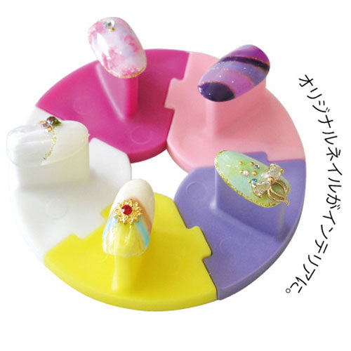 ［メール便送料無料］ ジェルネイルの練習に★ネイルチップスタンド 手作りネイルチップ作成用 ネイルチップ台 アートチップスタンド つけ爪【訳あり】|ネイルチップ スタンド ネイルスタンド ネイル ネイル用品 チップスタンド 道具 便利グッズ