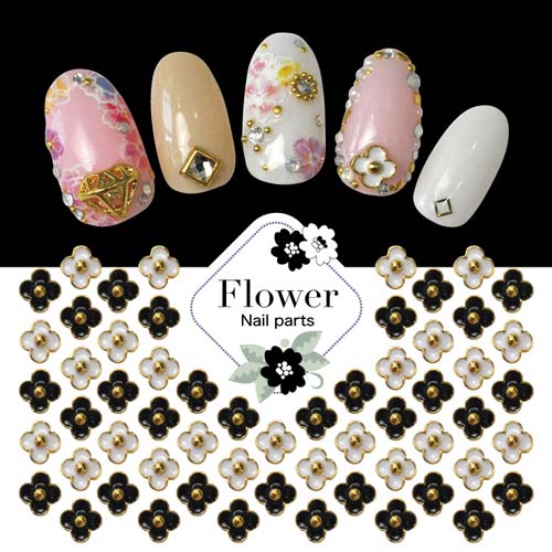 メタルパーツ ネイルジュエリー ネイルパーツ(ゴールド/シルバー)レトロフラワー★ | メタル ネイル パーツ ジェルネイル ネイル用品 ネイルパーツ ジェル ジェルネイルパーツ セルフネイル  ネイルアート ネイルグッズ フラワー 花 ネイル工房