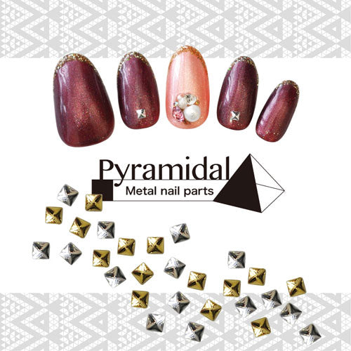 【極小スタッズ】極小メタルスタッズ ピラミッド2×2mm ゴールド シルバー | ラインストーン ネイル ストーン スタッズ メタルパーツ ネイルパーツ ネイルジュエリー ジェルネイル ジェル パーツ ネイル用品 メタルスタッズ ネイルアート セルフネイル